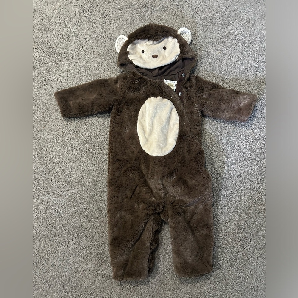 Pottery Barn Monkey costume 12-24m